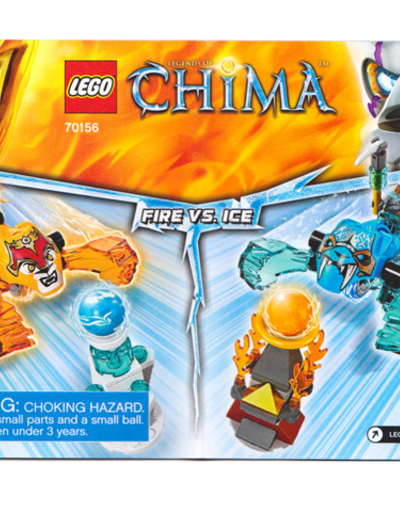 LEGO LEGO 70156 Fire vs. Ice CHIMA