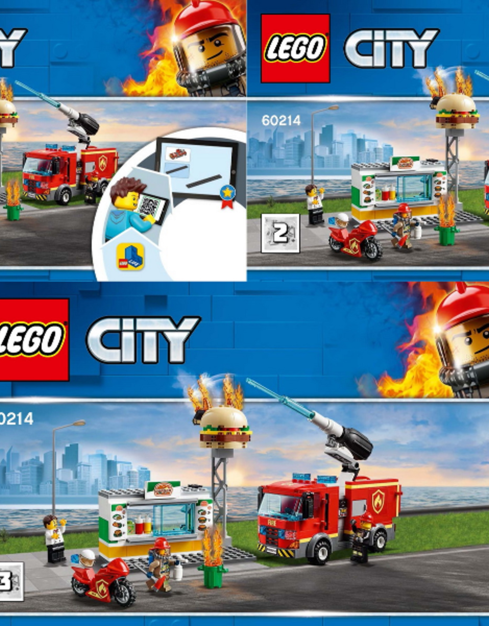 LEGO LEGO 60214 Burger Bar Fire Rescue CITY