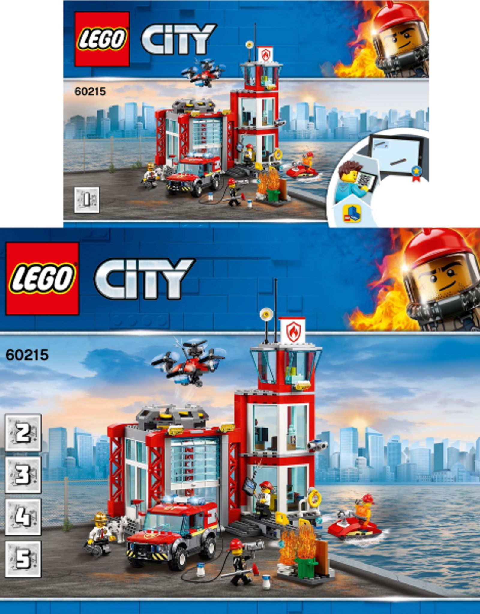 LEGO LEGO 60215 Brandweer Kazerne CITY