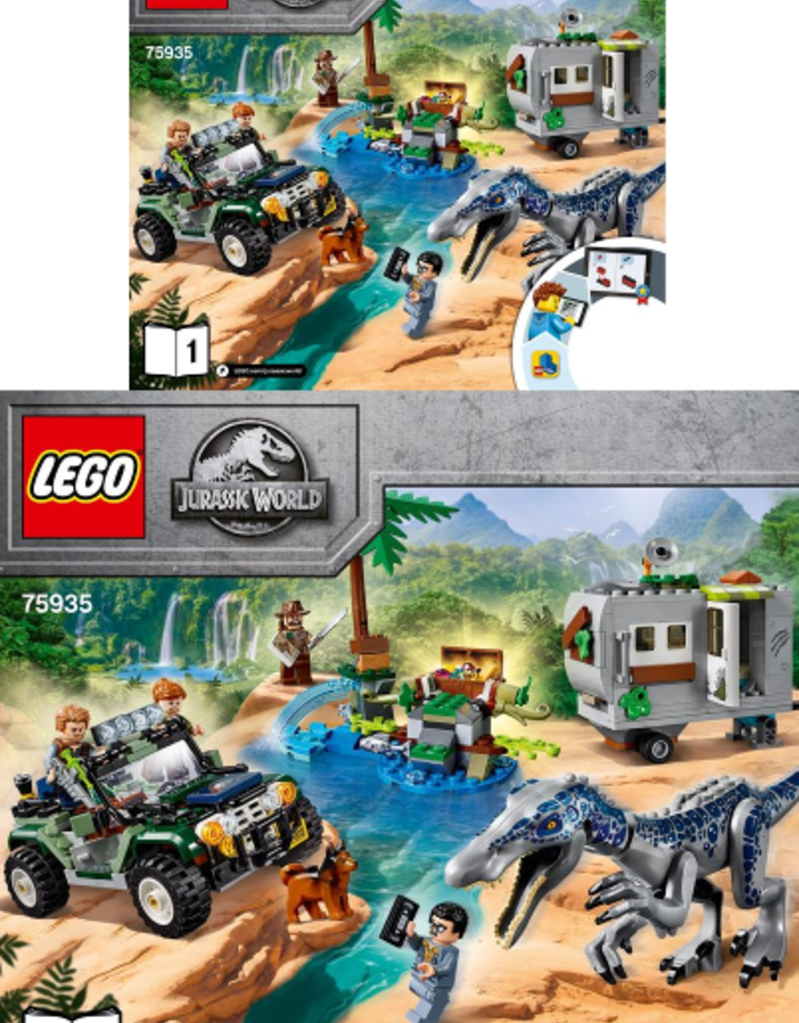 LEGO LEGO 75935 Baryonyx Face-Off: The Treasure Hunt Jurassic World