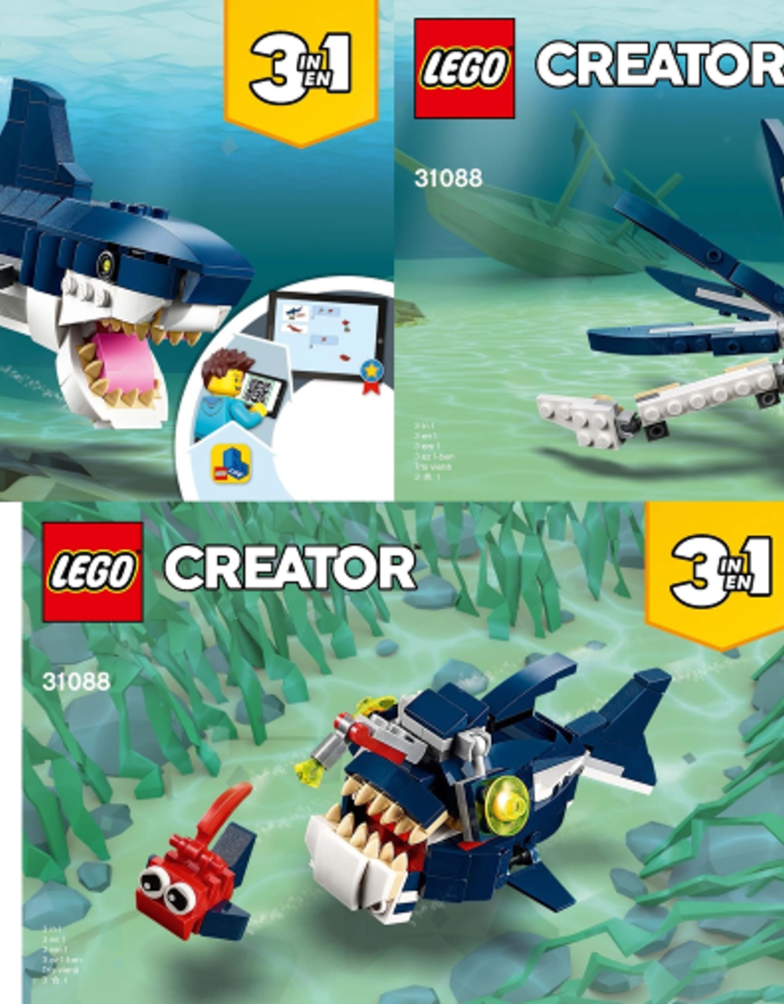 LEGO LEGO 31088 Deep Sea Creatures CREATOR