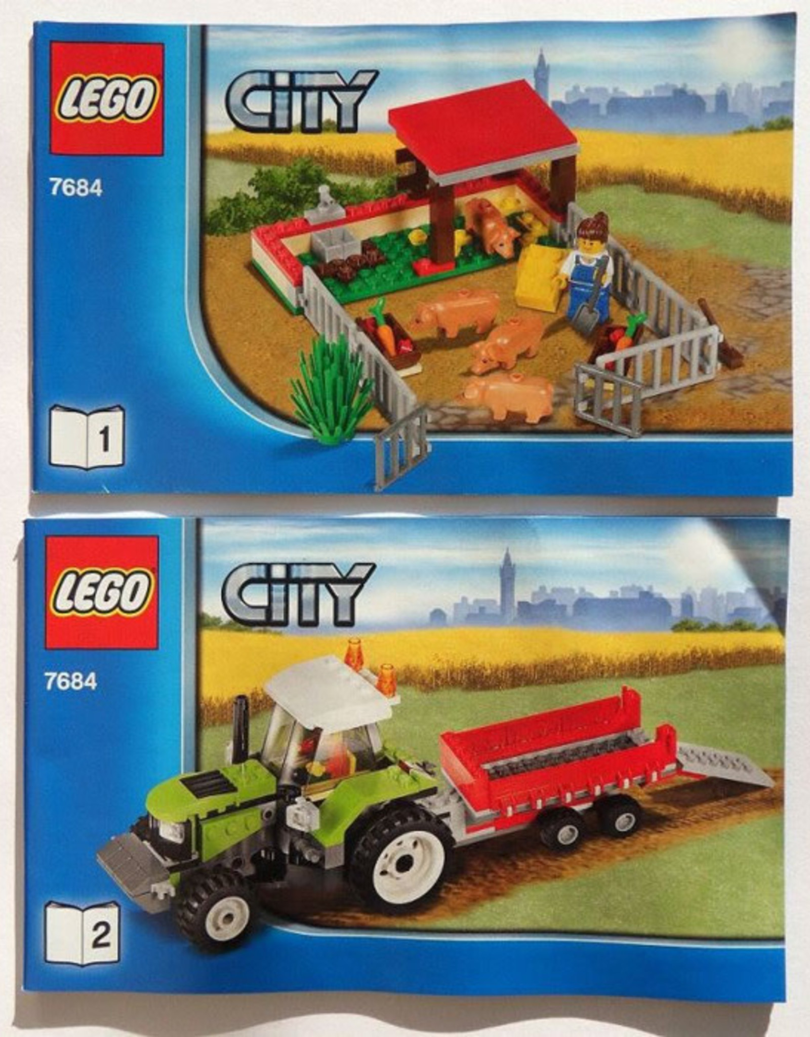 LEGO LEGO 7684 Varkenboerderij en tractor CITY