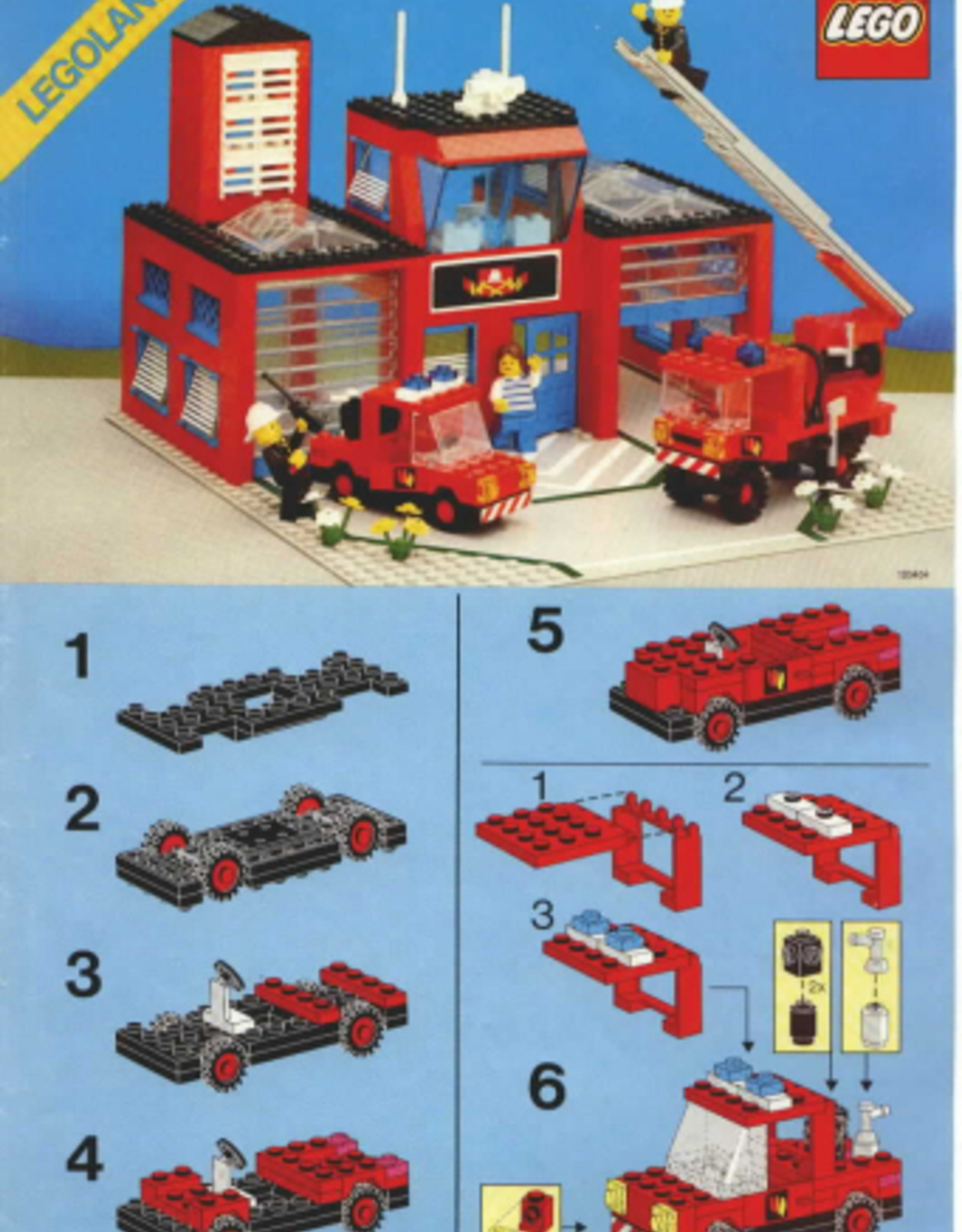 LEGO LEGO 6385 Fire House-I LEGOLAND