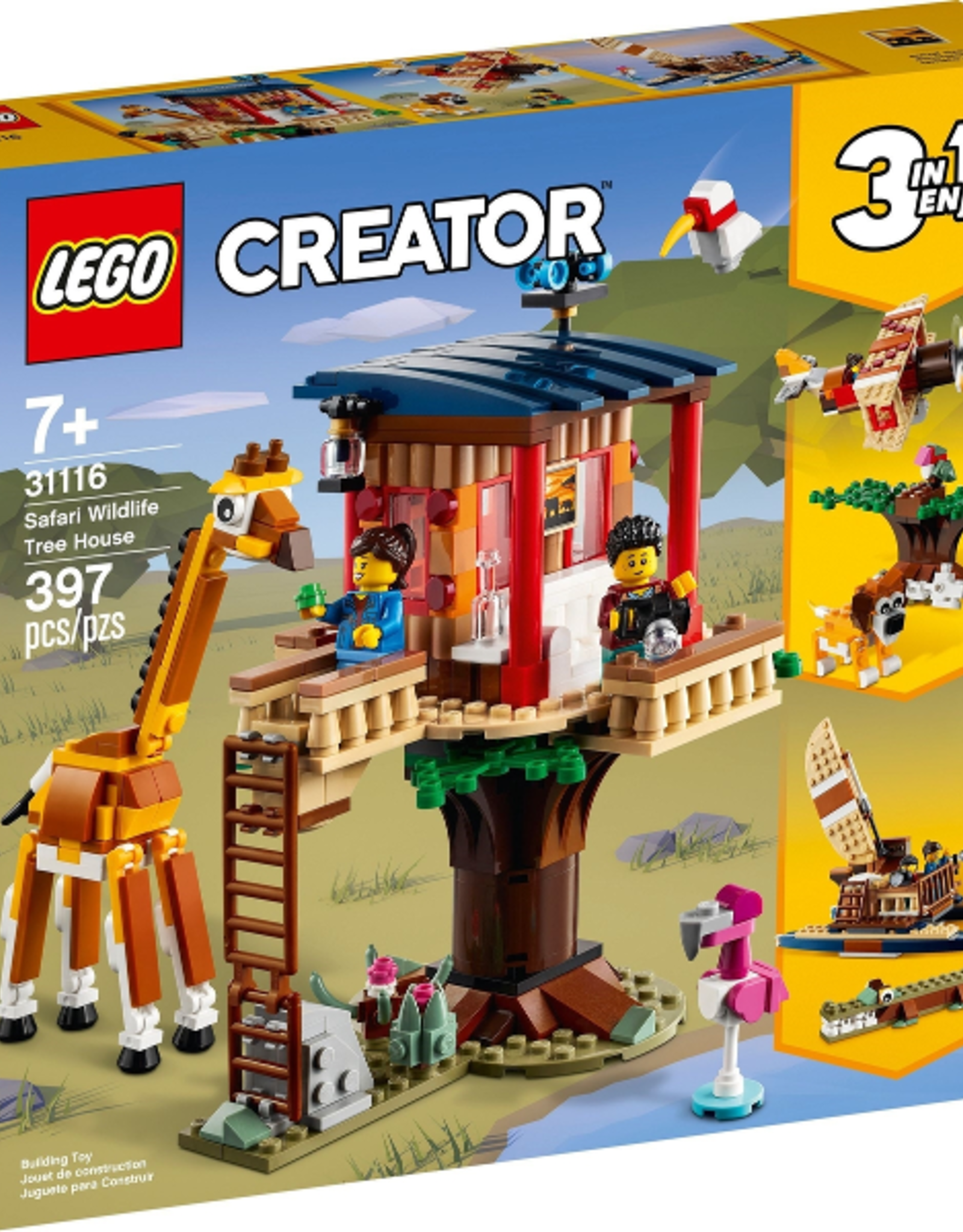 LEGO LEGO 31116 Safari Wildlife Tree House CREATOR Gebruikt
