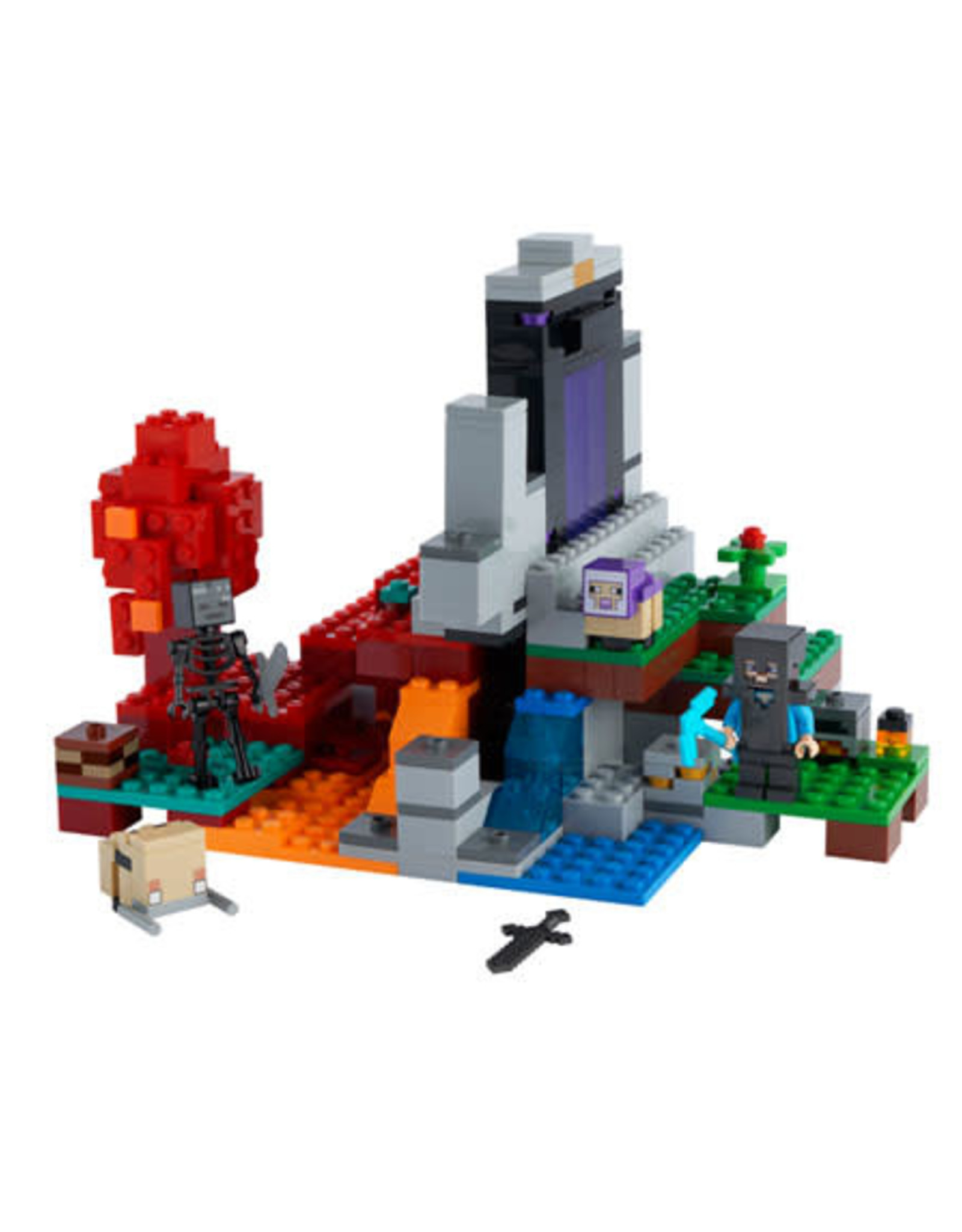 LEGO LEGO 21172 The Ruined Portal MINECRAFT Gebruikt
