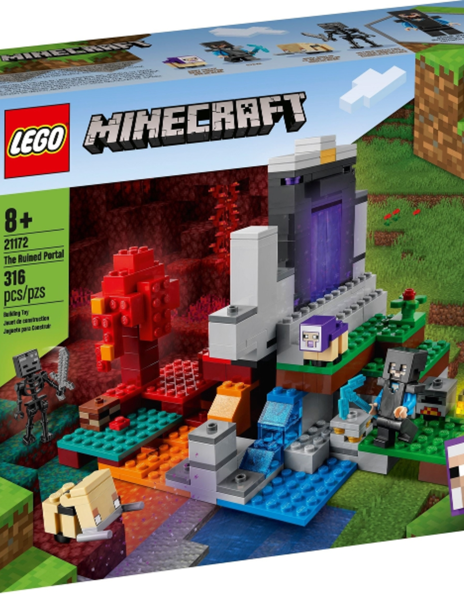 LEGO LEGO 21172 The Ruined Portal MINECRAFT Gebruikt