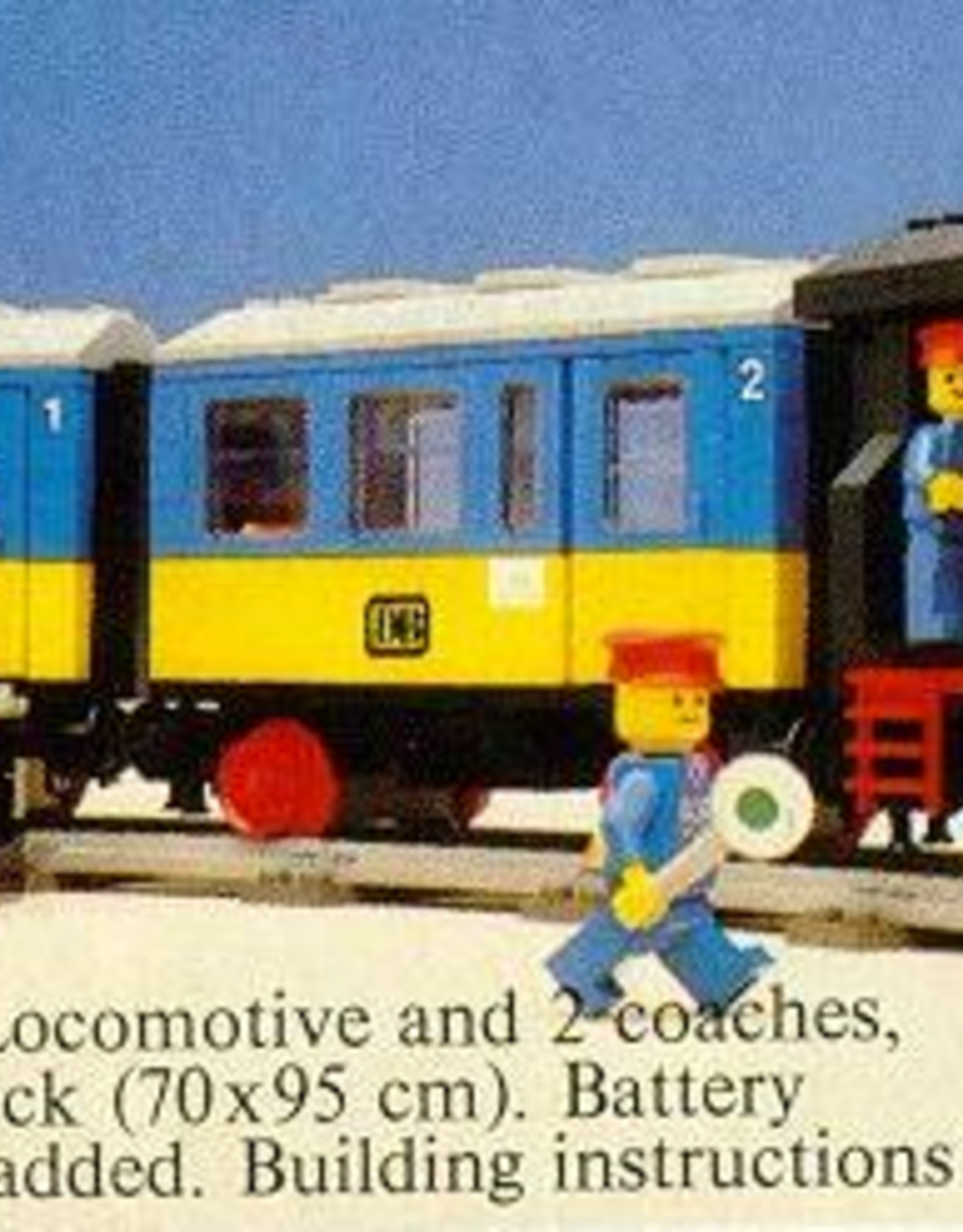 LEGO LEGO 7710 Push-Along Passenger Steam Train LEGOLAND