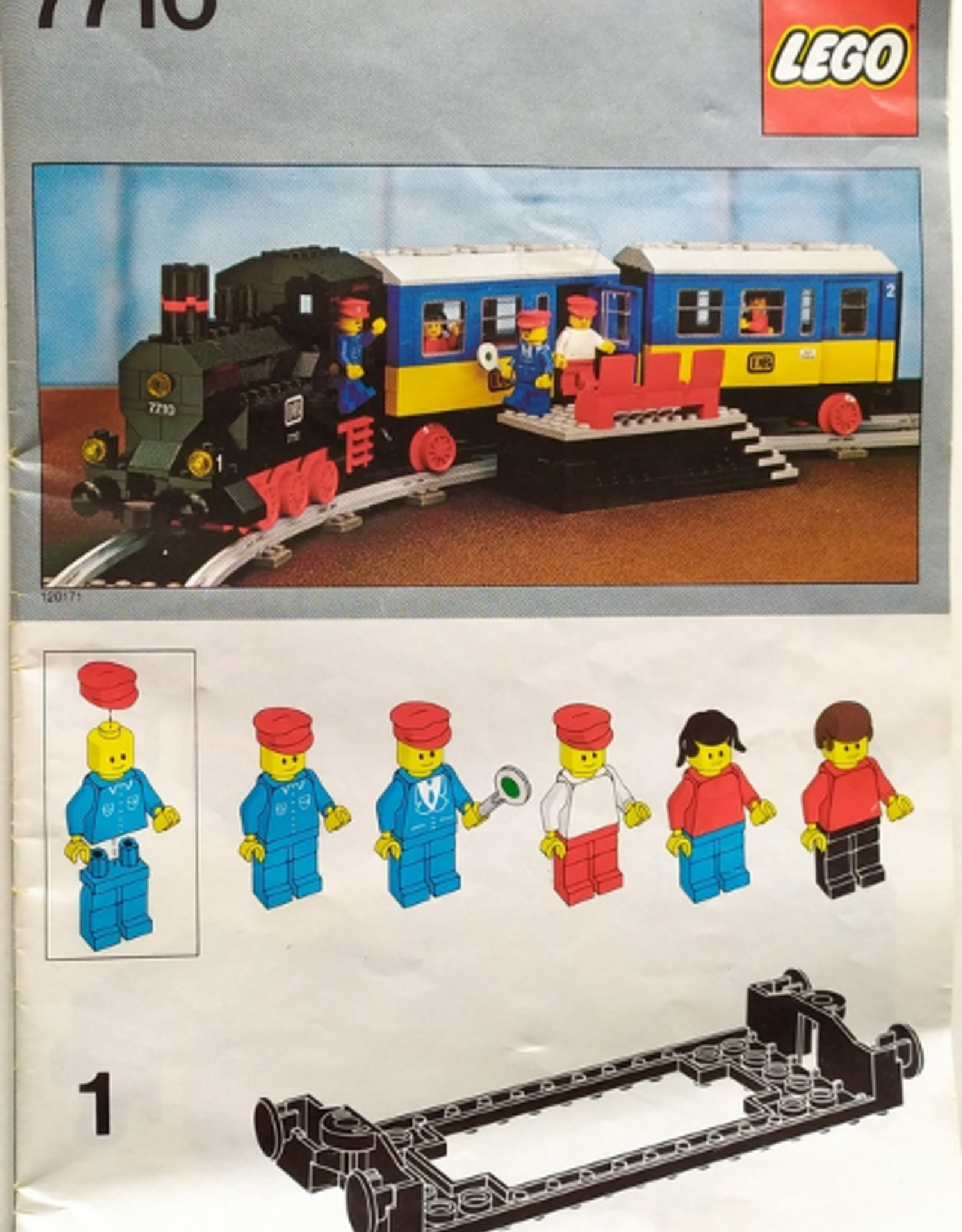 LEGO LEGO 7710 Push-Along Passenger Steam Train LEGOLAND