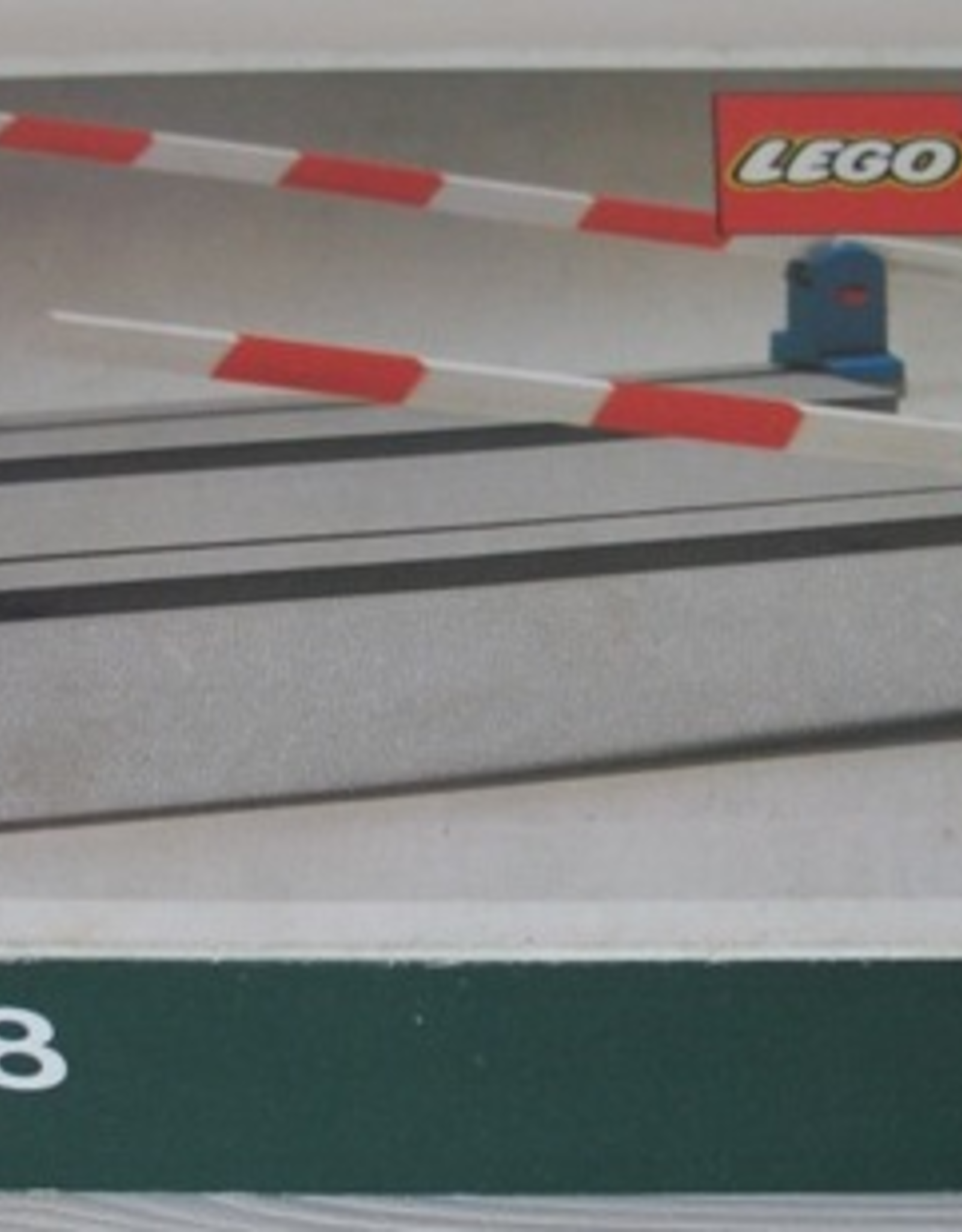 LEGO LEGO 158 Railroad Crossing Gate CLASSIC ,Met doos, Gebruikt