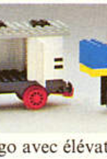 LEGO LEGO 147 Refrigerated Car with Forklift CLASSIC ,Zonder doos, Met boekje,  Gebruikt