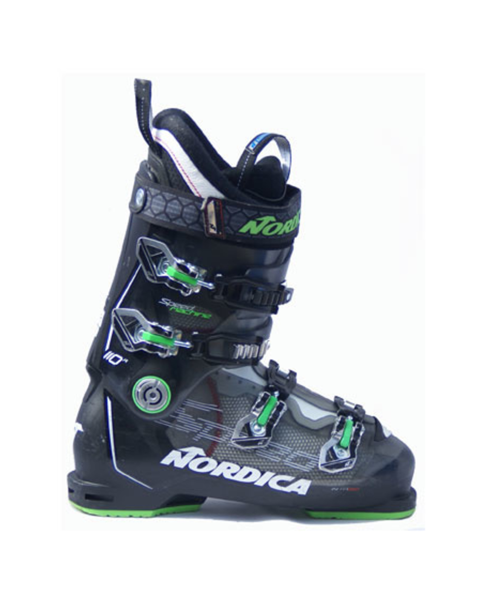 NORDICA Skischoenen Nordica Speedmachine 110 Zw/Groen Gebruikt