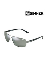 SINNER DURNESS SH BLK MET. SINTEC  SMOKE Zonnebril