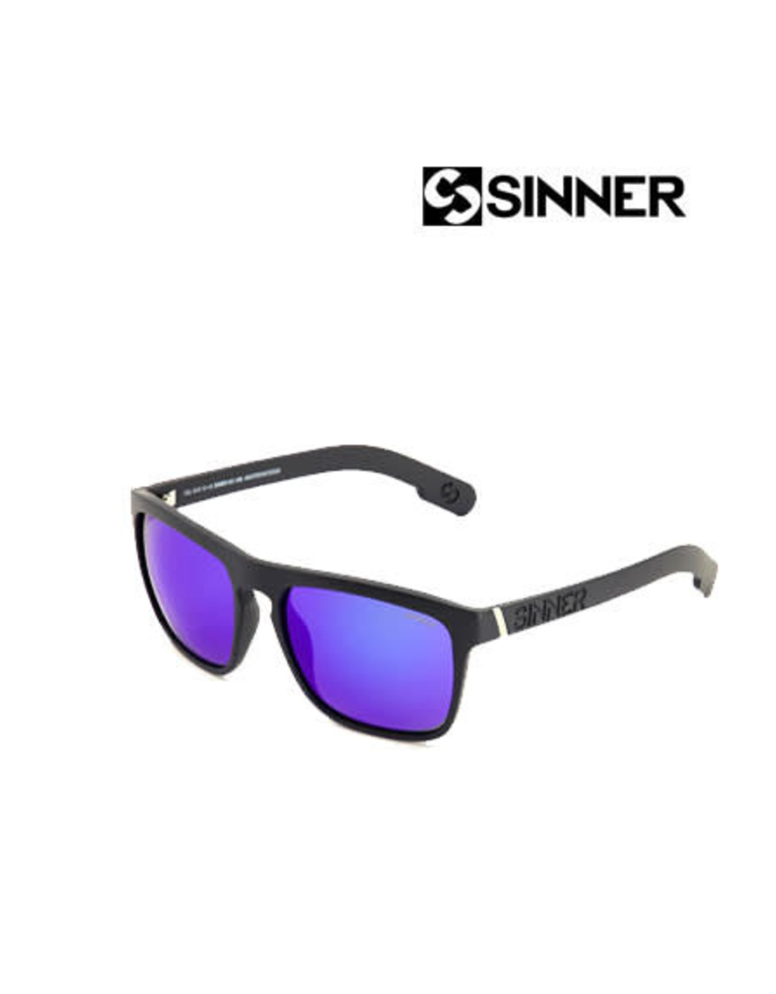 SINNER SINNER THUNDER X Black Blue Oil Zonnebril