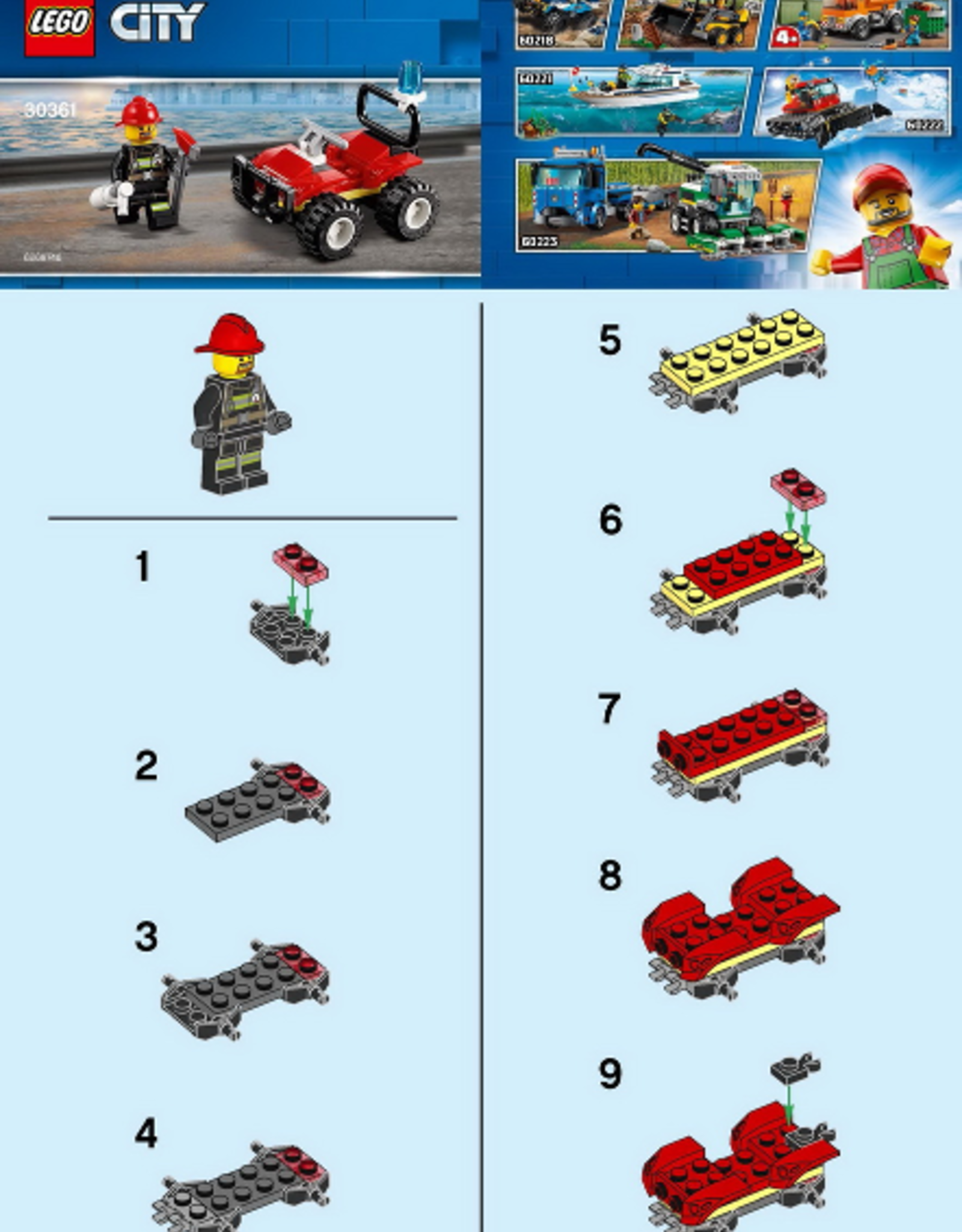 LEGO LEGO 30361 Fire ATV CITY