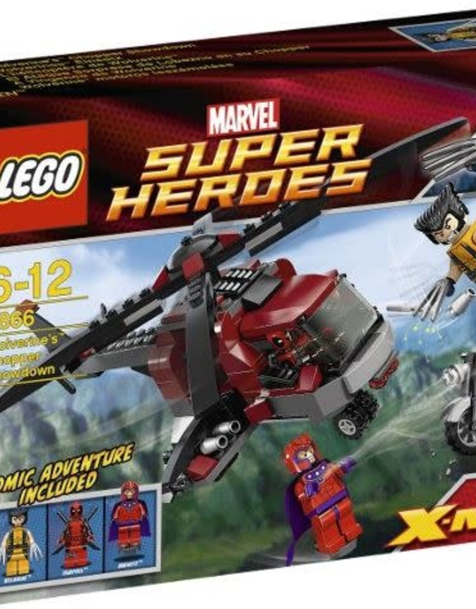 LEGO LEGO 6866 Wolverine's Chopper Showdown SUPER HEROES