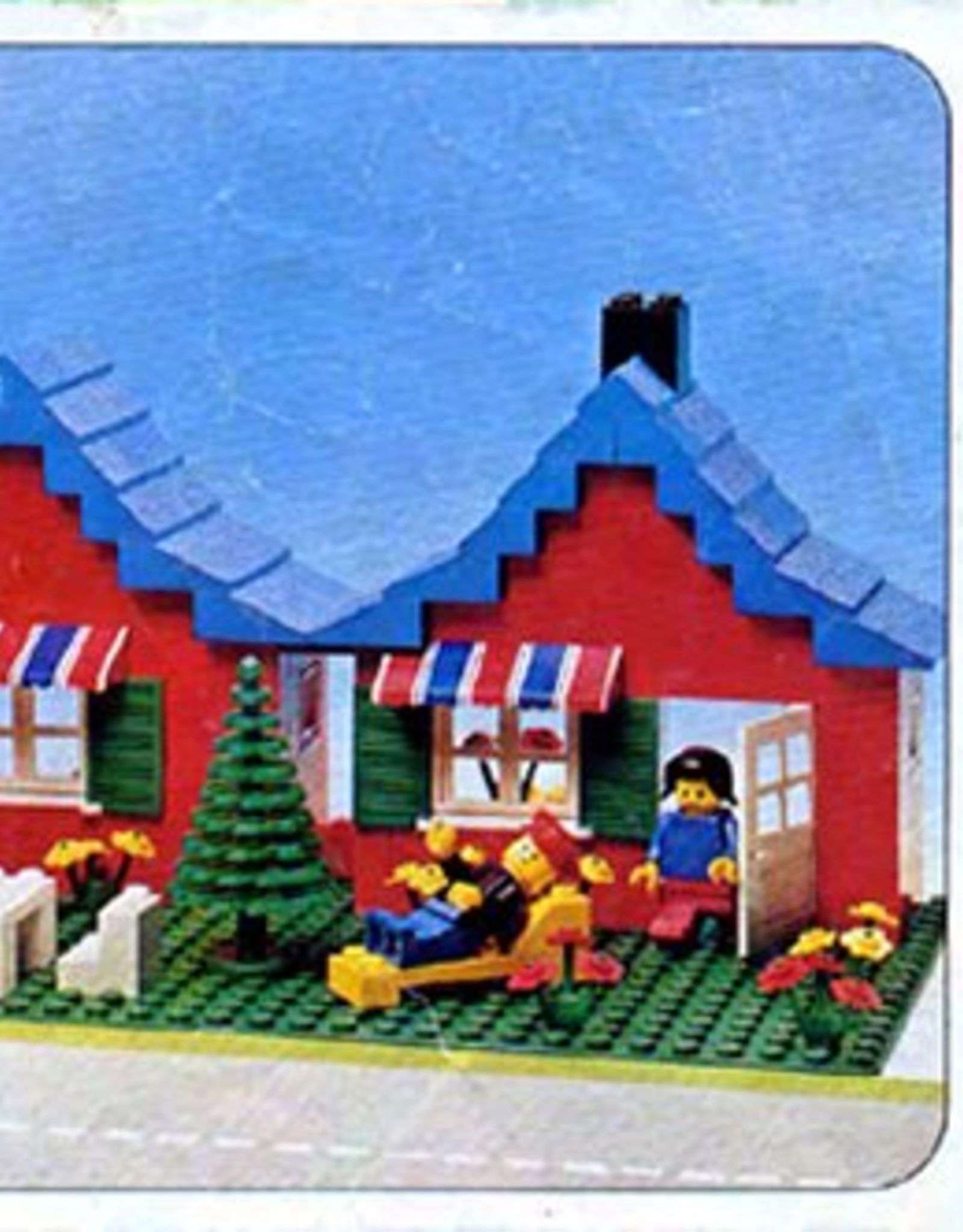 LEGO LEGO 376 Town house with Garden LEGOLAND, Zonder doos Met Boekje Gebruikt