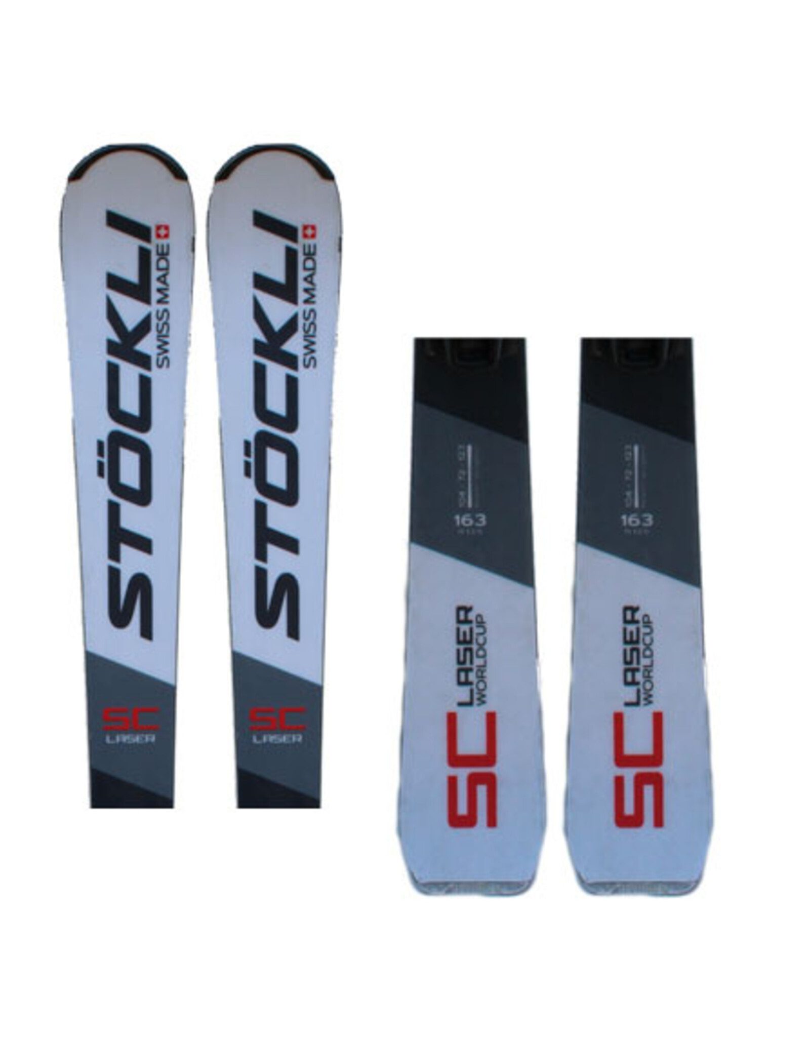 STOCKLI Stockli SC Laser (N) Ski's Gebruikt  (Zwart/Wit)