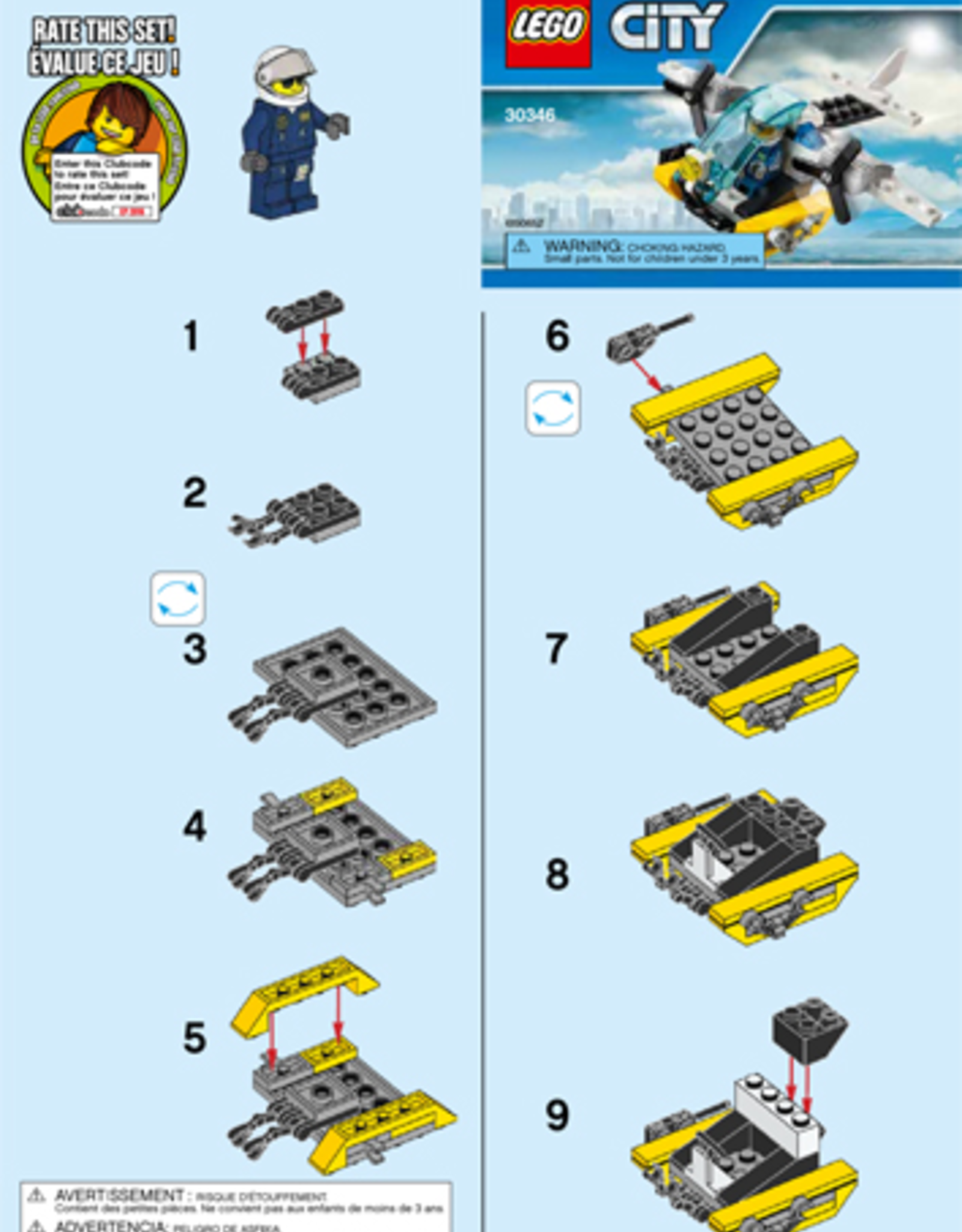 LEGO LEGO 30346 Prison Island Helicopter CITY