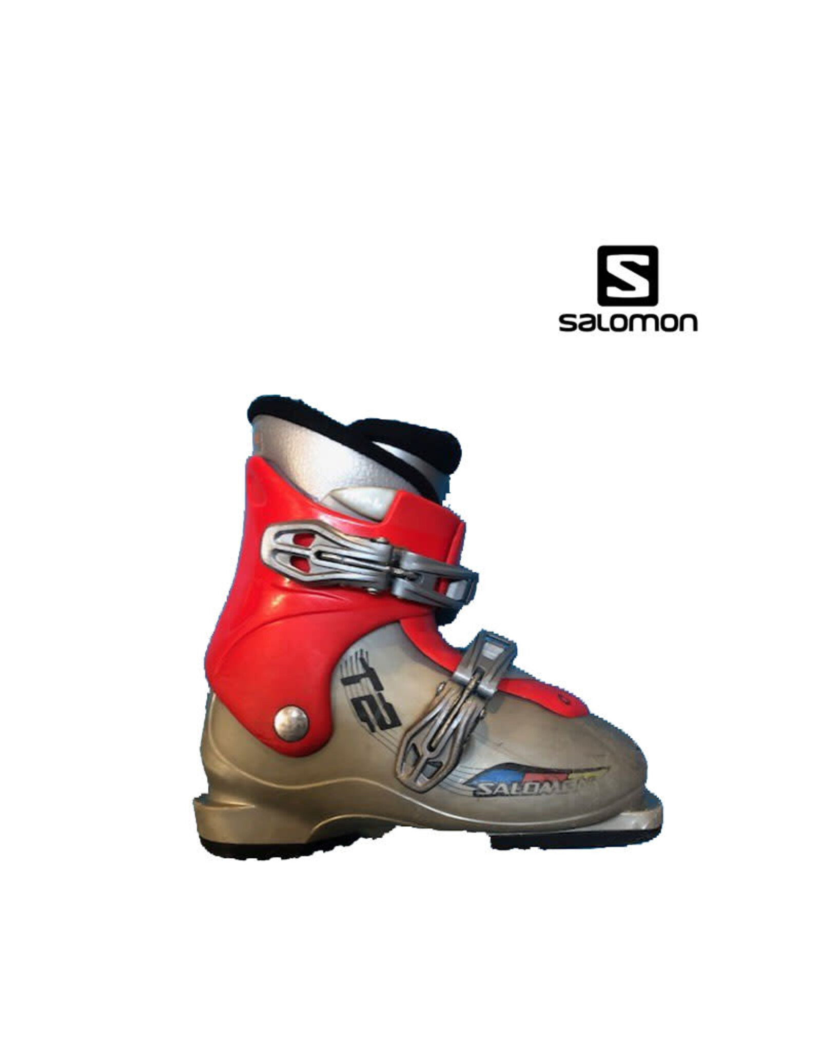 SALOMON Skischoenen SALOMON T2 (grijs/Rood) Gebruikt