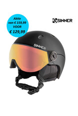 SINNER Helm Sinner Titan Visor Mat Black-RED