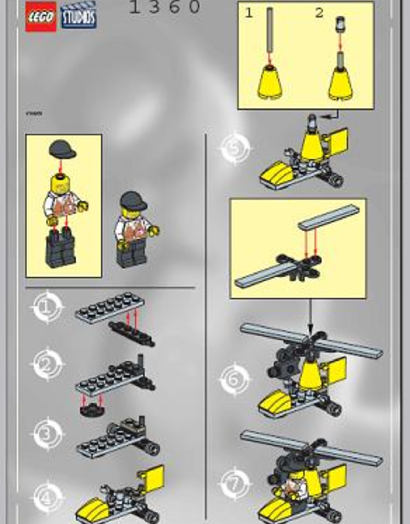 LEGO LEGO 1360 Director's Copter STUDIOS