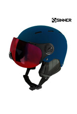 SINNER Helm Sinner Typhoon Visor SEA Blu Mr