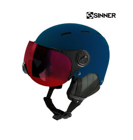 SINNER Helm Sinner Typhoon Visor SEA Blu Mr