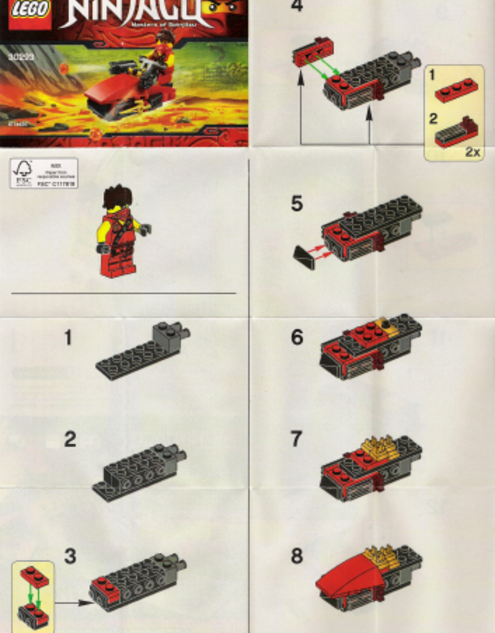 LEGO LEGO 30293 Kai Drifter polybag NINJAGO