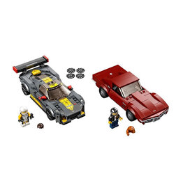 LEGO 76903 Chevrolet Corvette C8.R Race Car and 1968 Chevrolet Corvette SPEED Champions