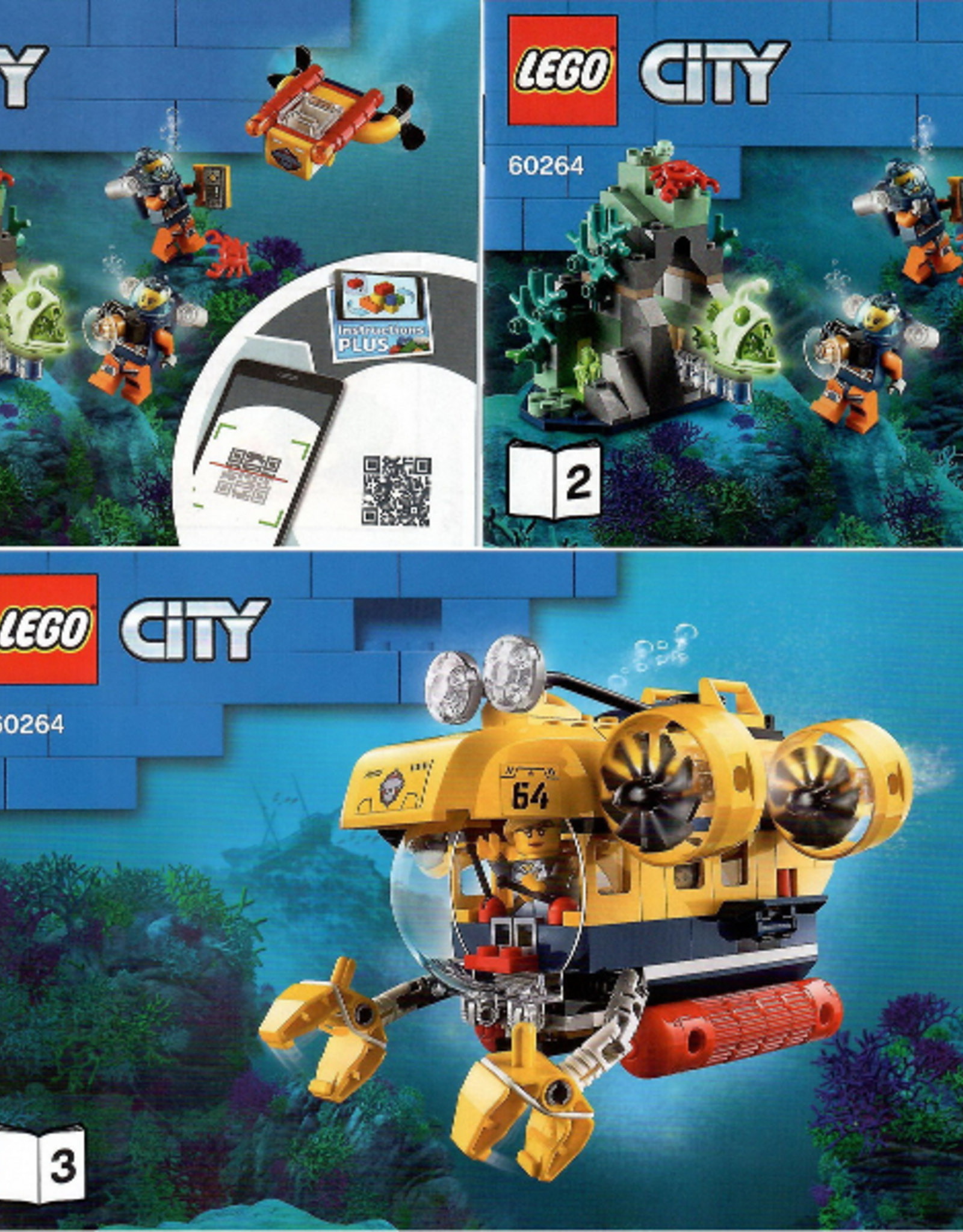 LEGO LEGO 60264 Ocean Exploration Submarine CITY