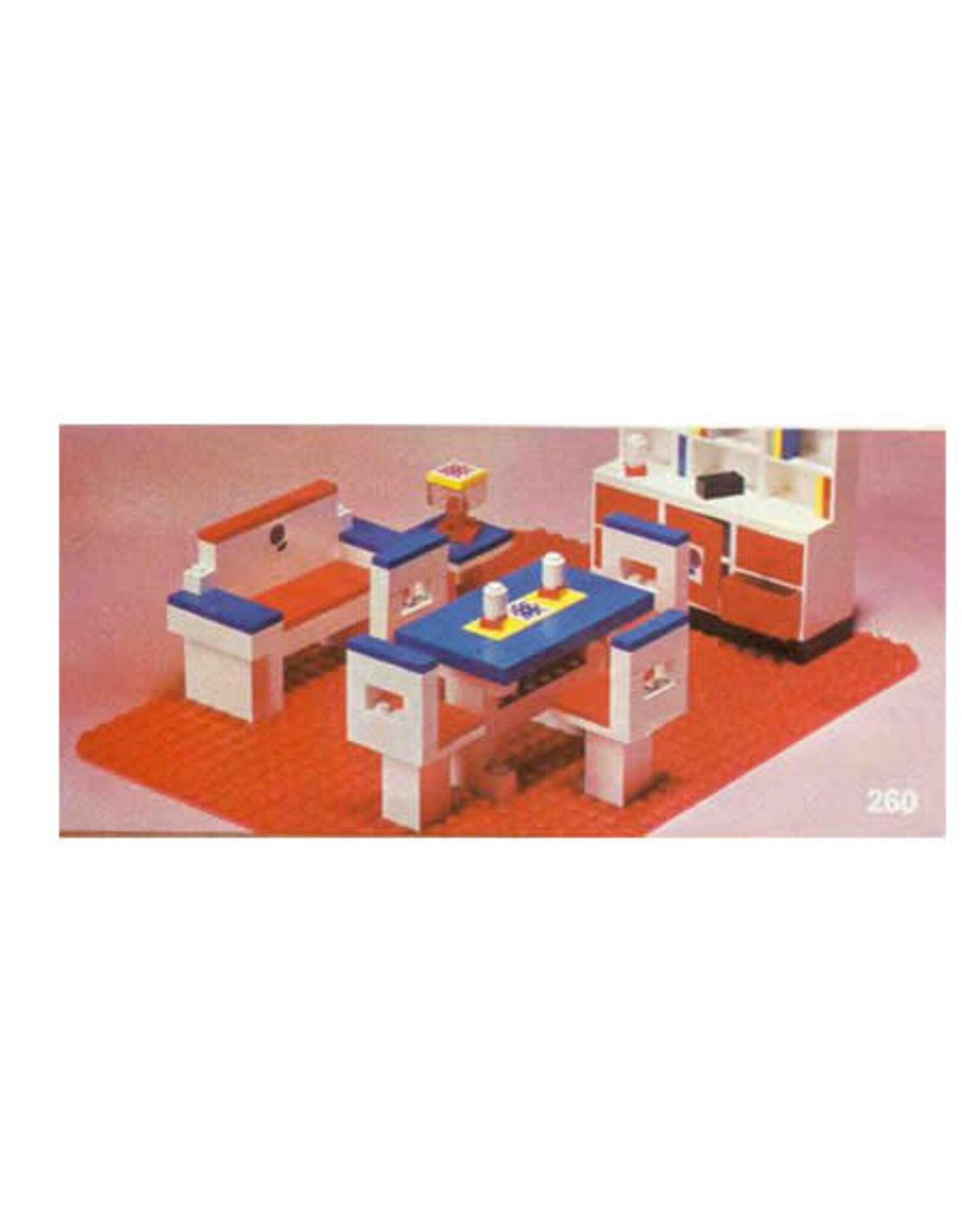 LEGO LEGO 260 Complete Living Room Set LEGOSYSTEM
