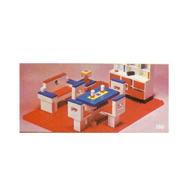LEGO 260 Complete Living Room Set LEGOSYSTEM