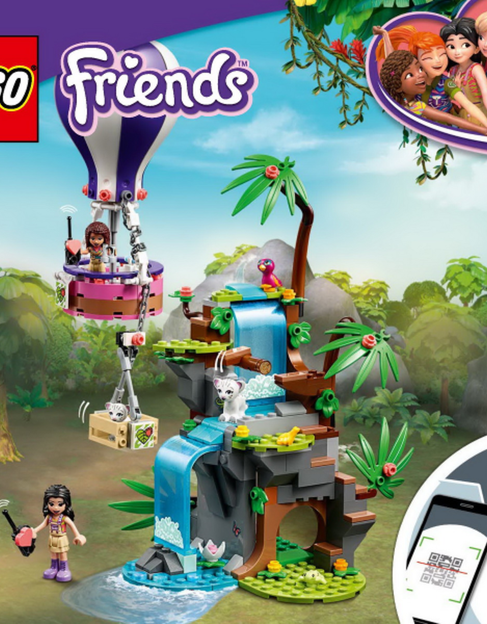 LEGO LEGO 41423 Tiger Hot Air Balloon Jungle Rescue FRIENDS