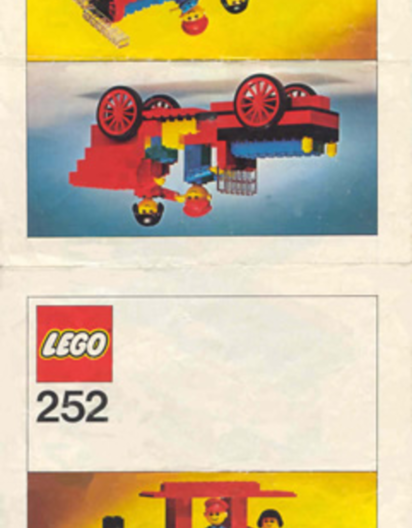 LEGO LEGO 252 Locomotive with Driver & Passenger LEGOLAND