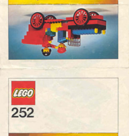LEGO 252 Locomotive with Driver & Passenger LEGOLAND