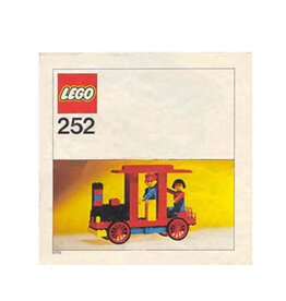 LEGO 252 Locomotive with Driver & Passenger LEGOLAND