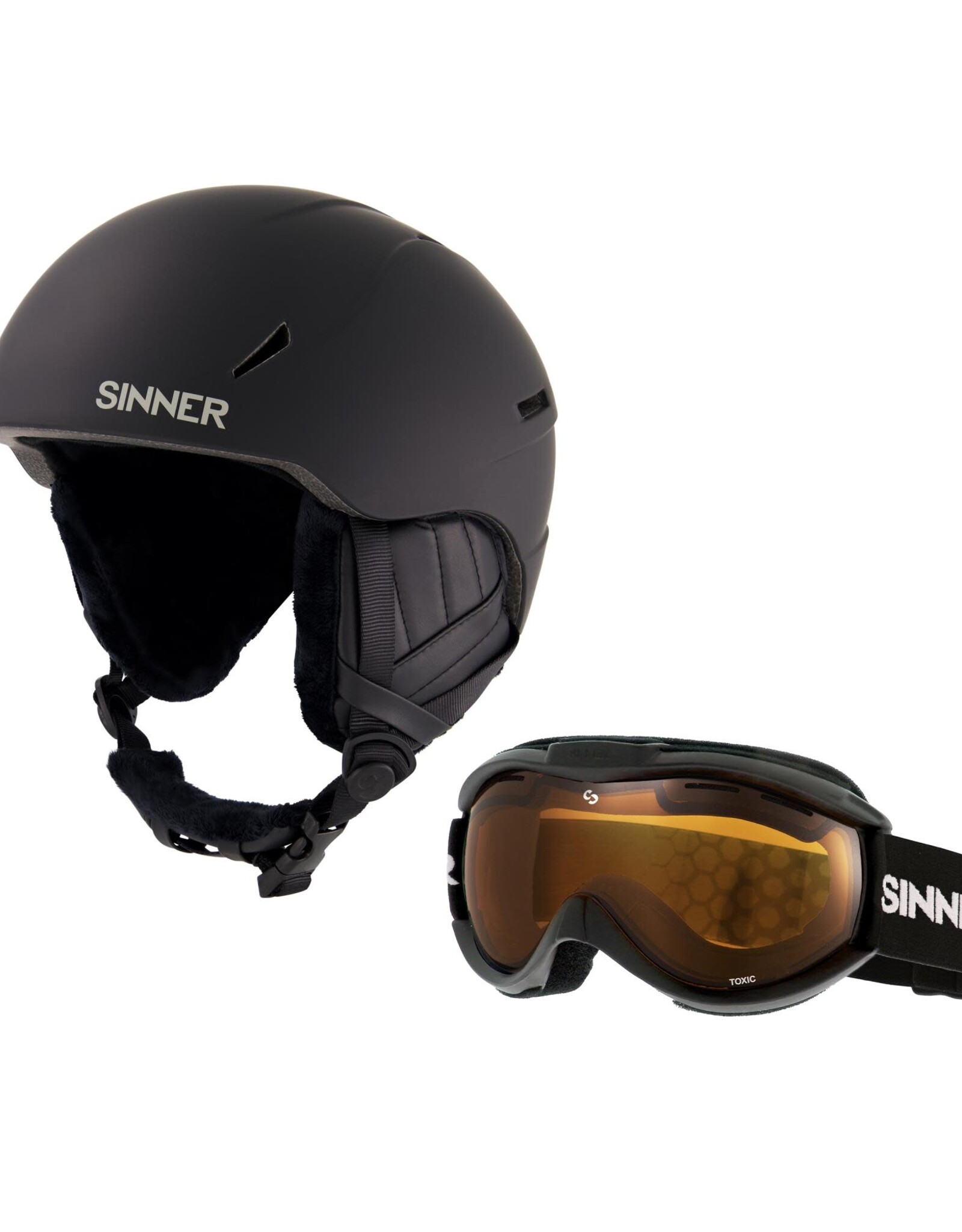 SINNER SINNER COMBI-PACK (Crest+Toxic) Matte Black