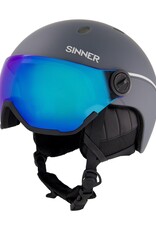 SINNER Helm Sinner Titan Visor M DK Gr-Blu MR Cat.2