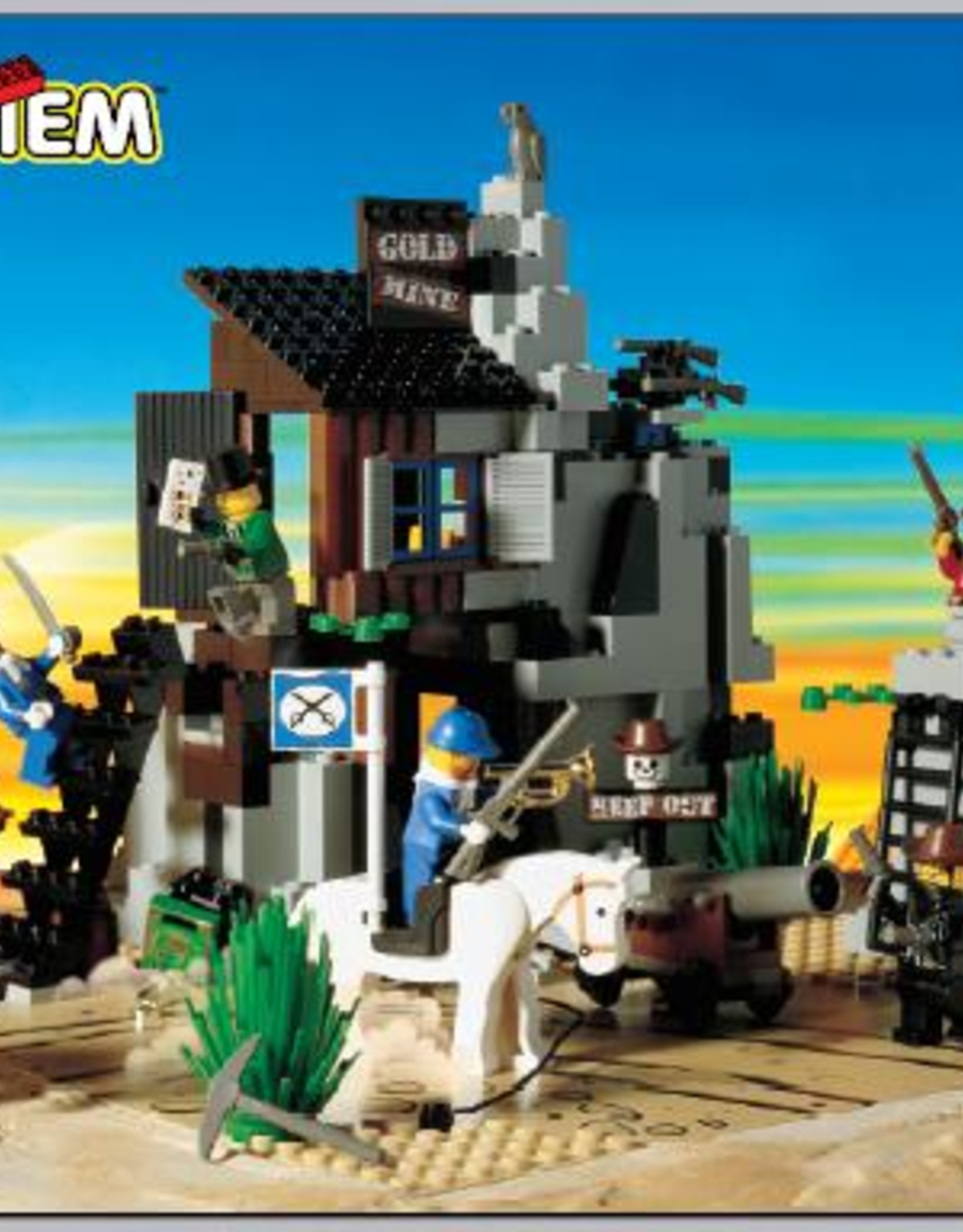 LEGO LEGO 6761 Bandit's Secret Hide-Out SYSTEM Zonder doos Met Boekje Gebruikt