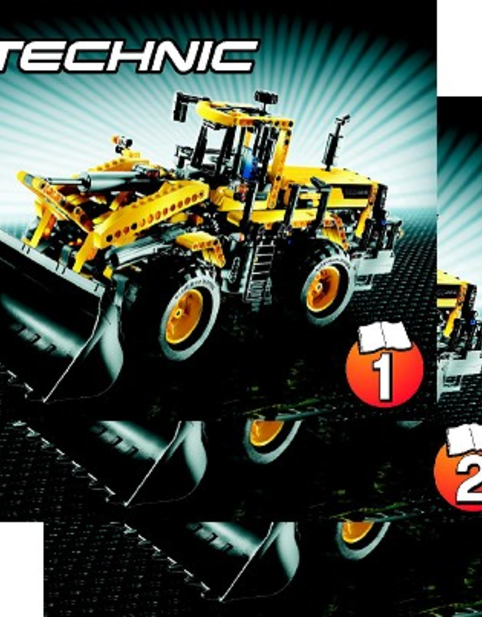 LEGO LEGO 8265 Front Loader TECHNIC Zonder Doos, Met Boekjes