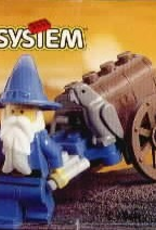 LEGO LEGO 1736 Wizard's Cart  SYSTEM, Zonder Doos, Met Boekje