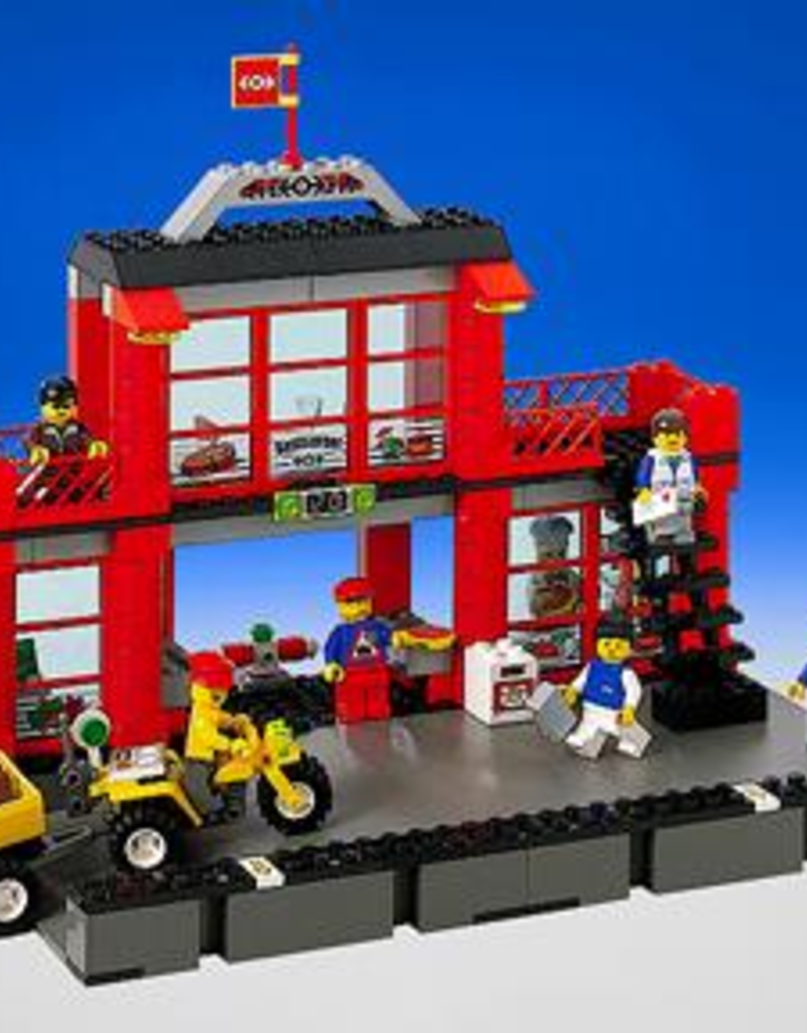 LEGO LEGO 4556 Train Station SYSTEM, Zonder Doos, Met Boekje
