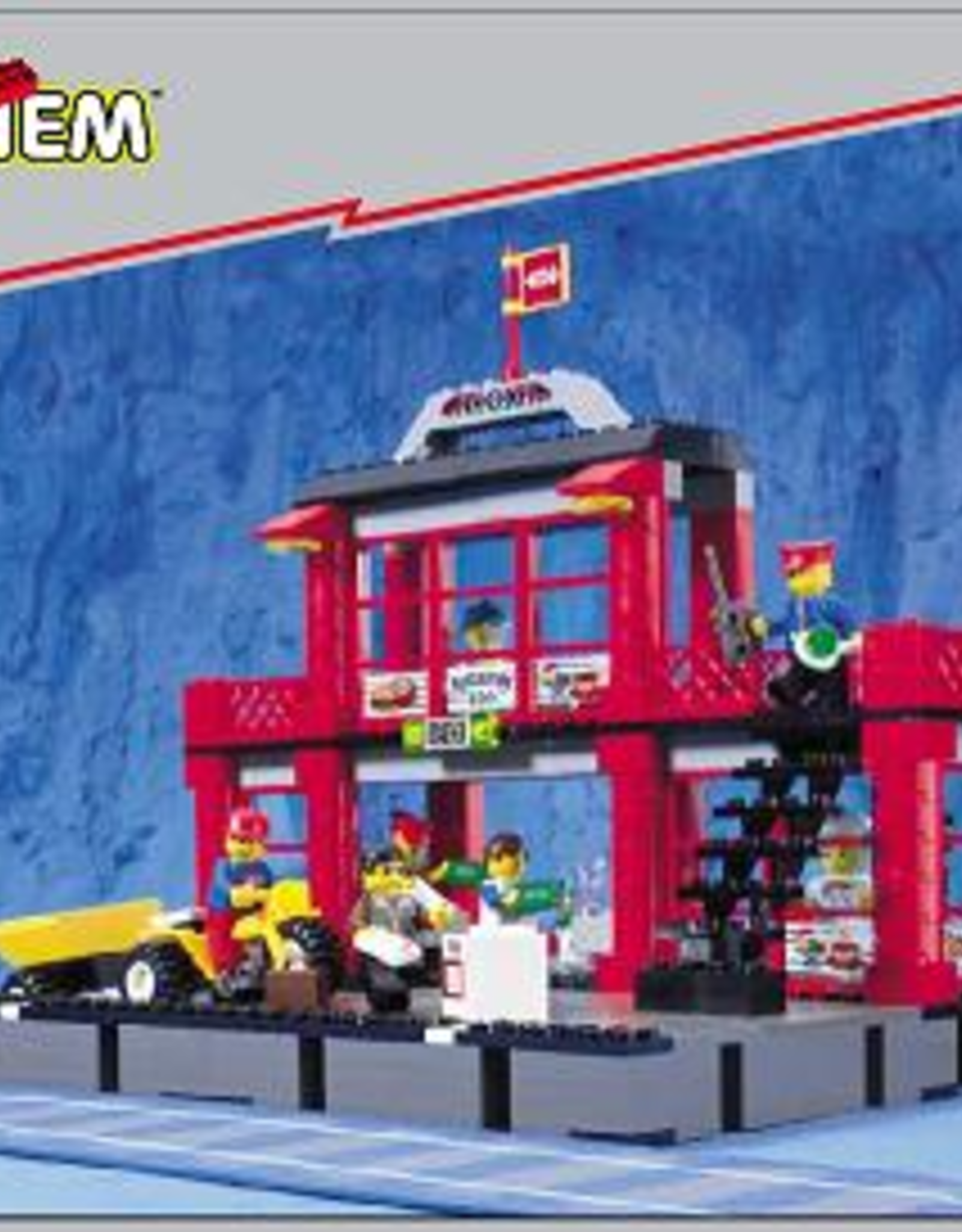 LEGO LEGO 4556 Train Station SYSTEM, Zonder Doos, Met Boekje