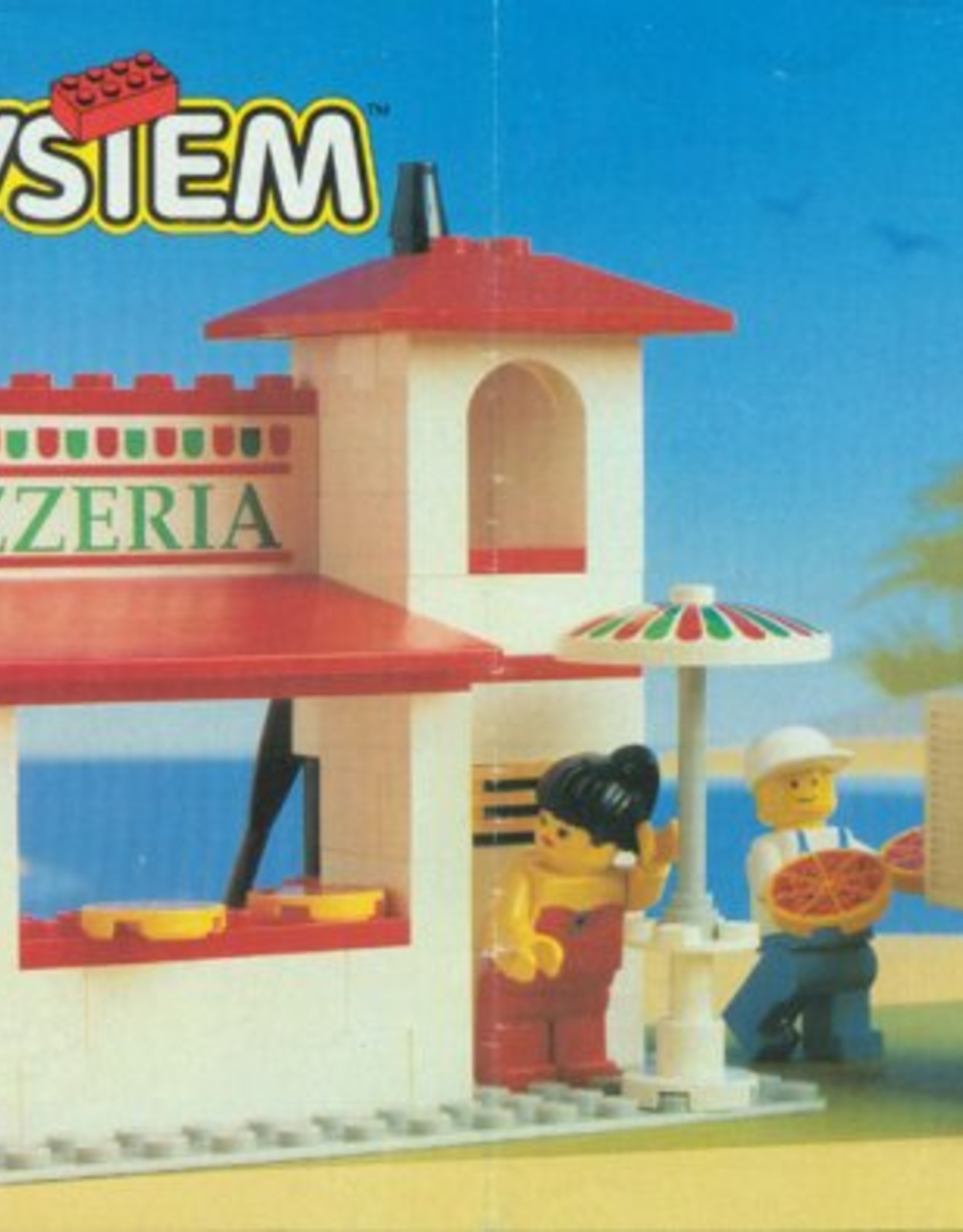 LEGO LEGO 6350 Pizza to Go SYSTEM, Zonder Doos, Met Boekje
