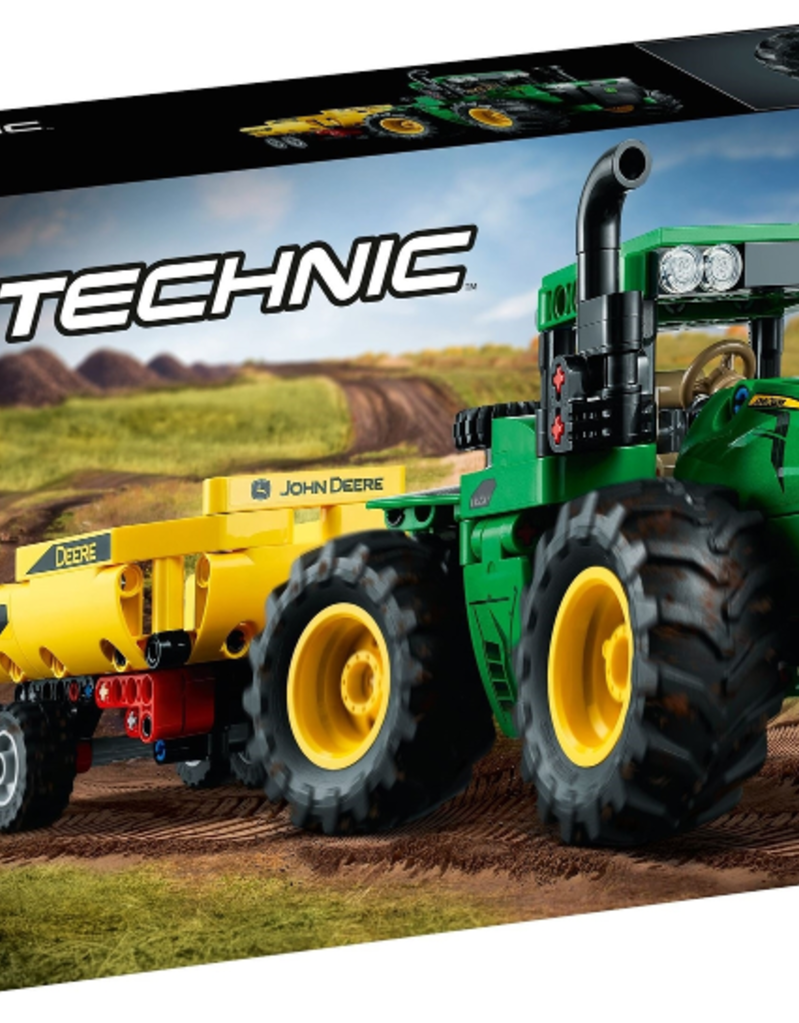 LEGO LEGO 42136 John Deere 9620R 4WD Tractor TECHNIC Zonder doos Met Boekje Gebruikt