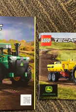 LEGO LEGO 42136 John Deere 9620R 4WD Tractor TECHNIC Zonder doos Met Boekje Gebruikt