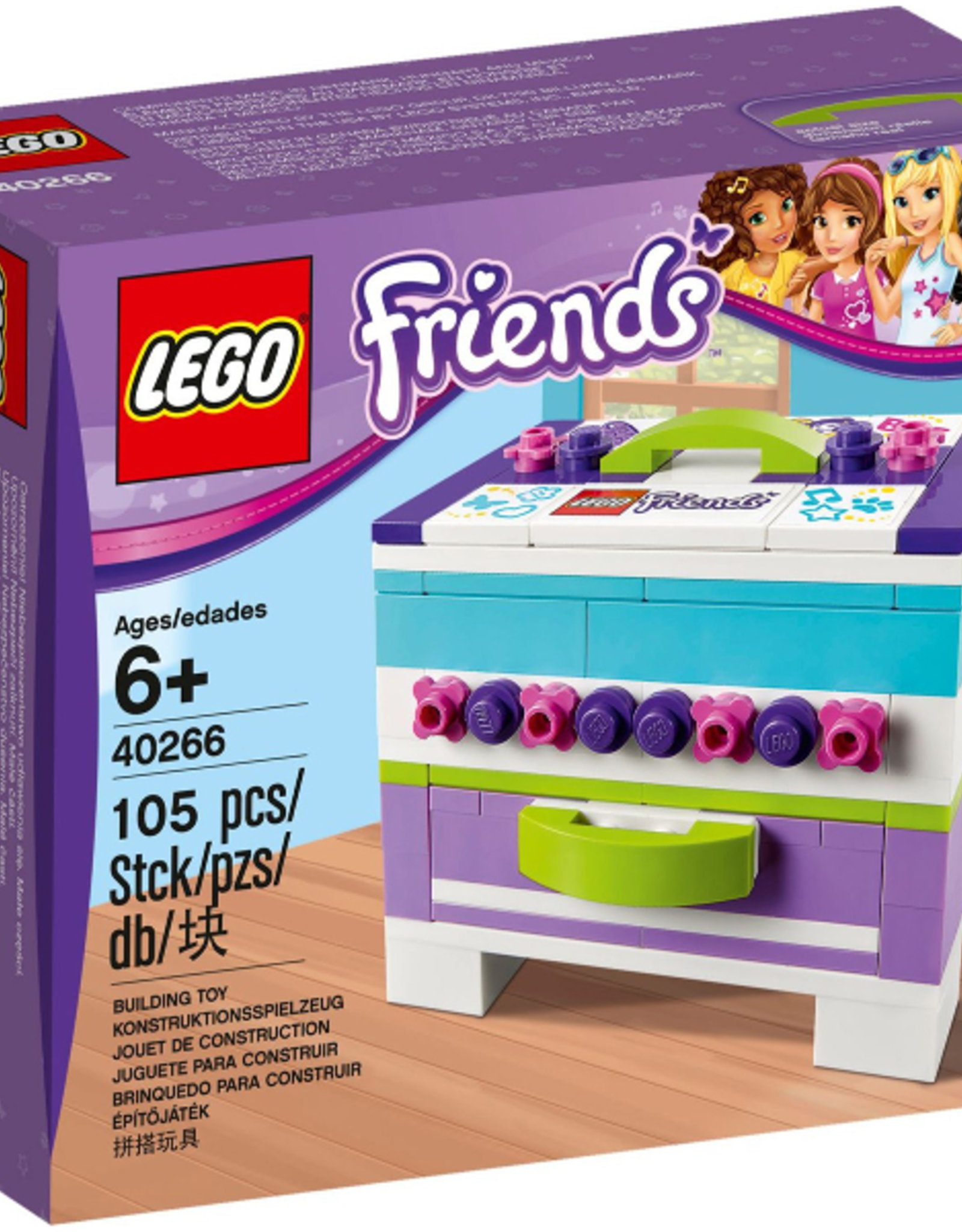 LEGO LEGO 40266 Mini Keepsake Box Zonder doos Gebruikt