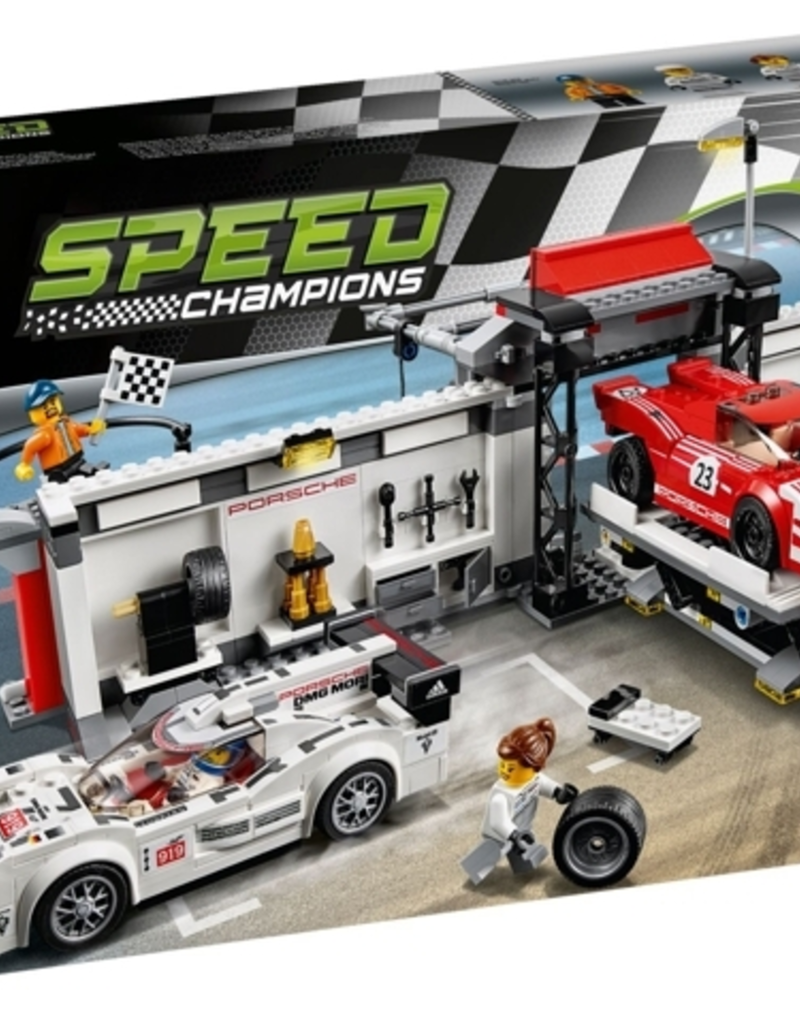 LEGO LEGO 75876 Porsche 919 Hybrid and 917K Pit Lane SPEED Champions