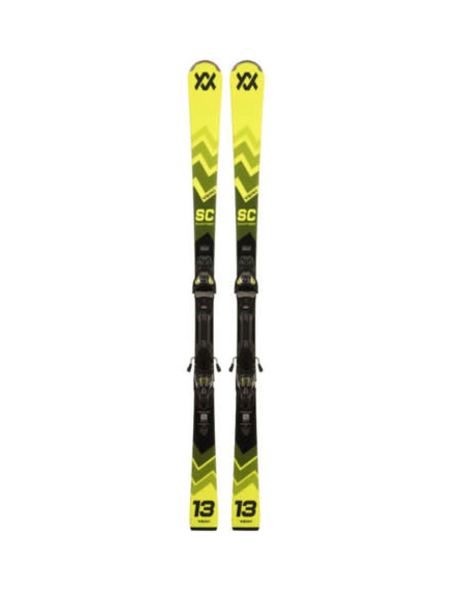 VOLKL Volkl Racetiger SC (N) Geel/Zwart Ski's Gebruikt