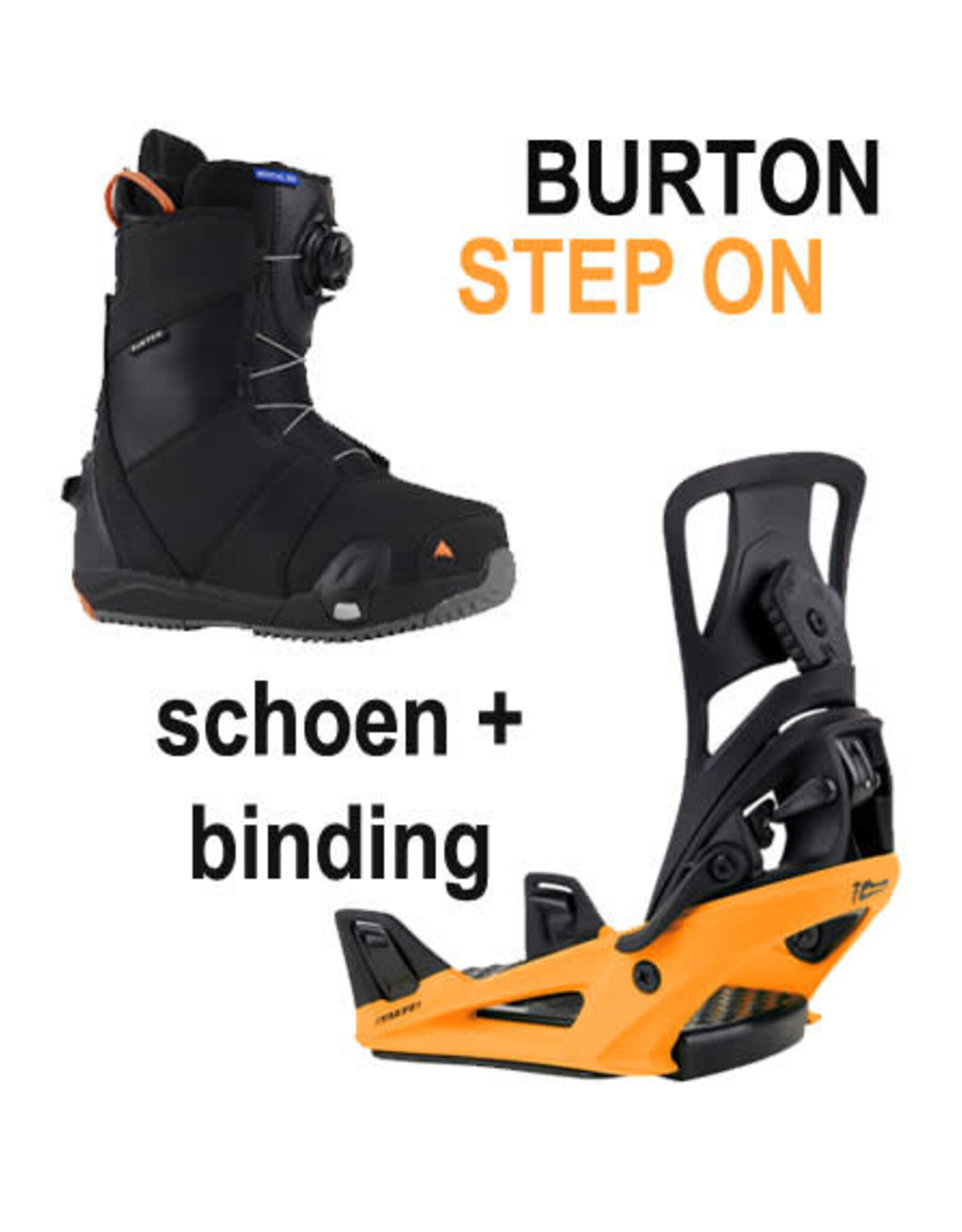 BURTON Snowboardschoenen BURTON STEP ON + Binding - MEN 44 (mondo 29)